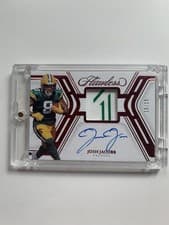 2025 Panini Flawless Signature Gloves Josh Jacobs #13 card