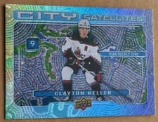 2024-25 Upper Deck City Satellites Clayton Keller #CS-6 card