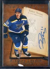 2025-26 Upper Deck Artifacts History Lesson Signatures Robert Thomas #HL-7B card