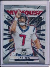 C.J. Stroud 2023 Panini Donruss Optic My House card