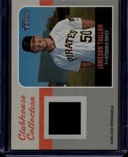 Jameson Taillon 2019 Topps Heritage Clubhouse Collection Relics card