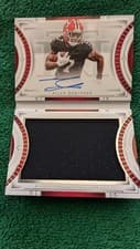 2023 Panini National Treasures Bijan Robinson Booklet  ROOKIE PATCH AUTO RPA /99