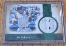 Alex Rodriguez 2026 Topps Tier One Jersey Number Relics card