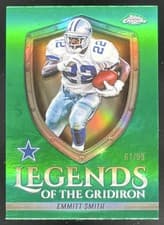 2025 Topps Chrome Legends of the Gridiron Emmitt Smith #LOG-16 card