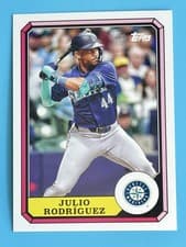 2025 Topps Archives 1987 Topps Boardwalk and Baseball Julio Rodríguez #87BB-12 card