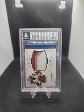2024 Panini National Treasures Crossover Rookie Patch Autographs Joe Milton III #6 card