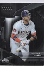 2026 Topps Chrome Black Base Set Jeremy Peña #36 card