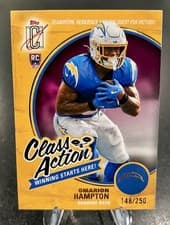 2025 Topps Signature Class Class Action Omarion Hampton #CA-18 card