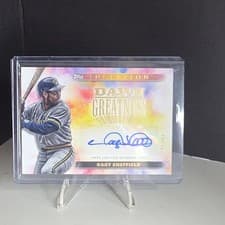 2024 Topps Inception Dawn Of Greatness Autographs Gary Sheffield #DGA-GS card