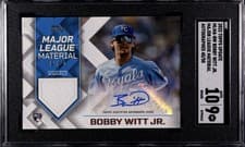 2022 Topps Update Major League Material Autographs Bobby Witt Jr. #MLMA-BW