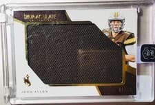 Josh Allen 2018 Panini Immaculate Collection card