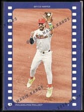 2026 Topps Heritage Ready, and Action Bryce Harper #RA-BH card