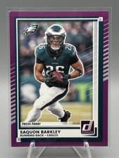 Saquon Barkley 2025 Panini Donruss card