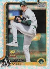 2025 Topps Chrome Logofractor Edition Base Set Mason Miller #142 card