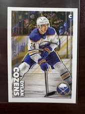 Dylan Cozens 2022 Topps NHL Sticker card
