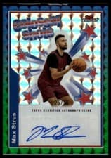 2024-25 Finest Colossal Shots Autographs Geometric Max Strus #BSA-MS card