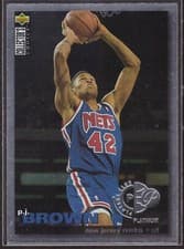 P.J. Brown 1995-96 Collector's Choice Base Set card