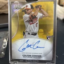 2024 Topps Chrome Black Ivory Autographs Colton Cowser #CPA-CC card