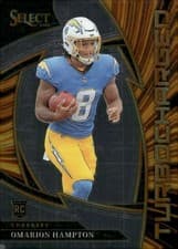 2025 Panini Select Turbocharged Omarion Hampton #25 card