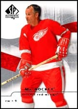 Mr. Hockey 2008 SP Authentic card