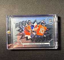 2025 Donruss Optic Best Tuddys Bo Nix/Courtland Sutton #17 card