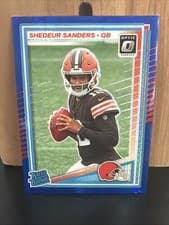 Shedeur Sanders 2025 Panini Donruss card