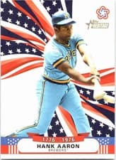 2025 Topps Heritage Bicentennial Stars Hank Aaron #BS-13 card
