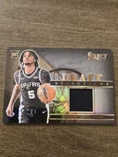 2024-25 Panini Select Draft Selections Memorabilia Stephon Castle #DSM-CAS card