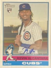 2025 Topps Heritage Real One Autographs Kevin Alcántara #ROA-KA card