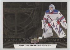 2025-26 Tim Hortons Collectors Series Goalie Etchings Igor Shesterkin #GE-9 card