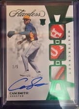 2025 Panini Flawless Mastercraft Signatures Cam Smith #7 card