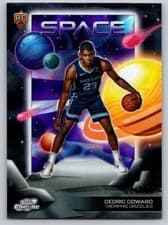 2025-26 Topps Cosmic Chrome Space Walk Cedric Coward #SW-13 card