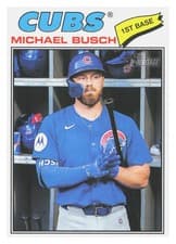 Michael Busch 2026 Topps Heritage card