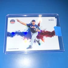 2026 Panini Stars & Stripes Prizm Color Blast Paul Skenes #6 card