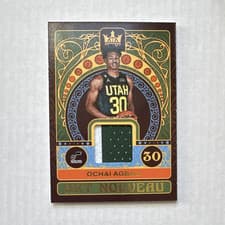 Ochai Agbaji 2022 Panini Court Kings Art Nouveau card