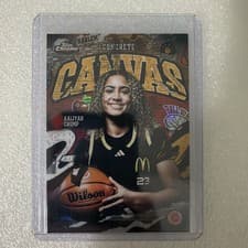 2025 Topps Chrome McDonald's All American Concrete Canvas Aaliyah Crump #CC-10 card