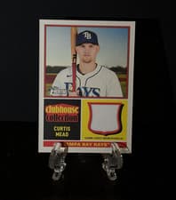 2025 Topps Heritage Clubhouse Collection Relics Curtis Mead #CCR-CM card