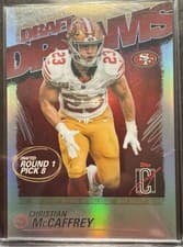 2025 Topps Signature Class Draft Dreams Christian McCaffrey #DD-20 card
