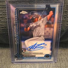 2025 Topps Chrome Update Autographs Agustin Ramirez #RA-AR card