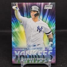 Gleyber Torres 2020 Stadium Club Chrome Beam Team card