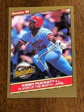 Kirby Puckett 1986 Donruss Highlights card