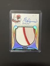 2026 Topps Tier One Autographed Prodigious Patches Eric Davis #APP-ED card