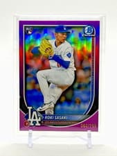 Roki Sasaki 2025 Bowman card