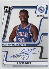 Adem Bona 2024-25 Donruss Next Day Autographs card