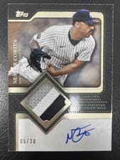 2025 Topps Autograph Patch Nestor Cortes #TFAP-NC card