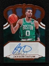 Jayson Tatum 2018 Panini Crown Royale Crown Autographs card