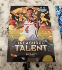 2024-25 Bowman University Chrome Sapphire Treasured Talent Ace Bailey #TT-1 card