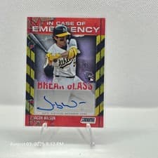 2025 Stadium Club In Case of Emergency Autographs Jacob Wilson #ICOEA-JWI card