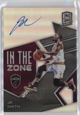 JR Smith 2018 Panini Spectra in the Zone Autographs card