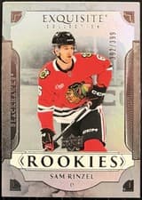 2025-26 Upper Deck Black Diamond Exquisite Rookies Sam Rinzel #R-SR card